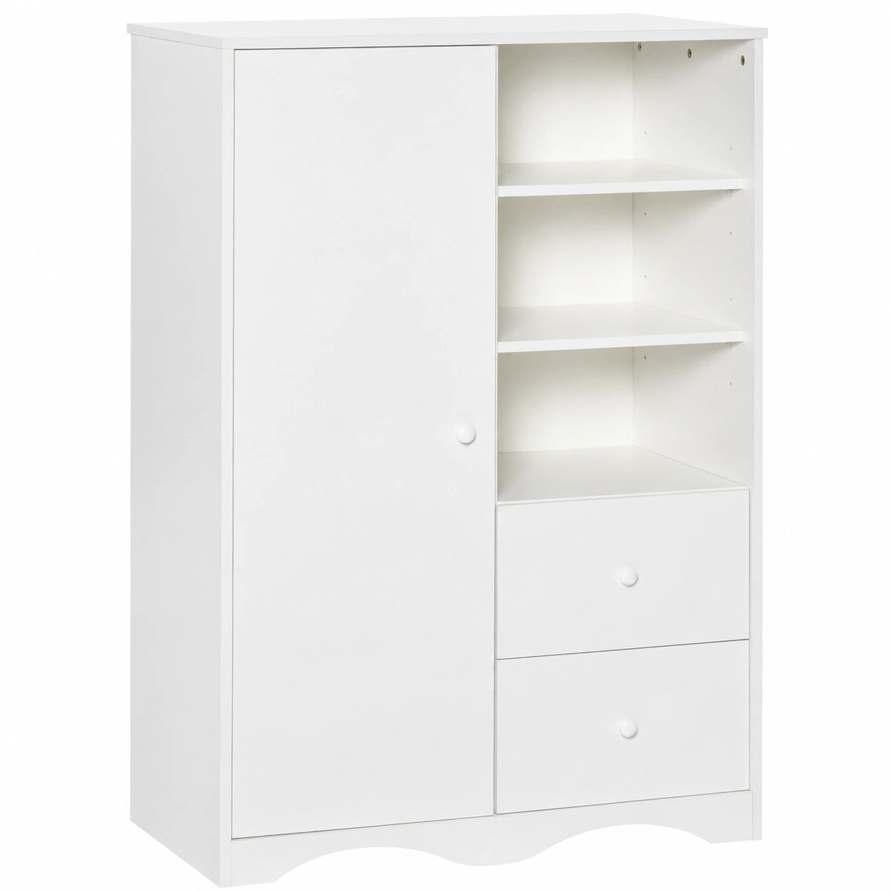 Armoire de Rangement avec Portes et Étagères pour Intérieur