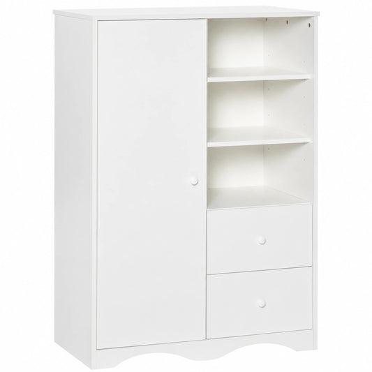 Armoire de Rangement avec Portes et Étagères pour Intérieur