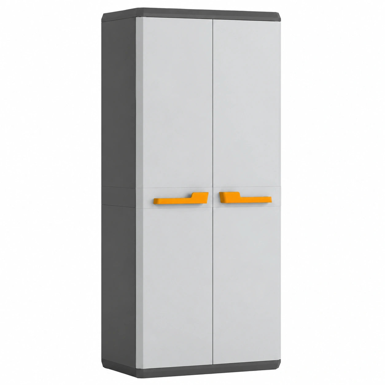 Armoire de Rangement Extérieur avec Étagères Réglables Gris