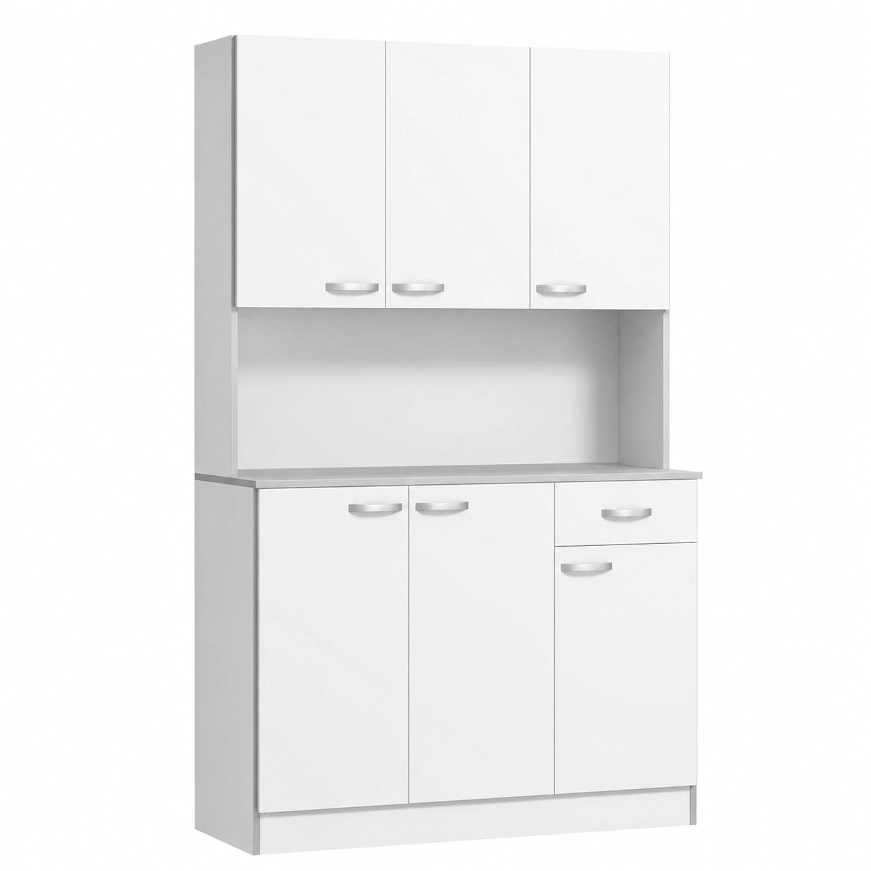 Buffet de Cuisine Contemporain avec Rangement Multiples