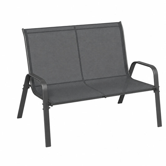 Salon de jardin extérieur 4 pièces pour 4 personnes avec canapé et fauteuils