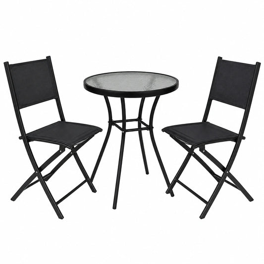 Ensemble de mobilier de balcon pliant, idéal pour terrasse